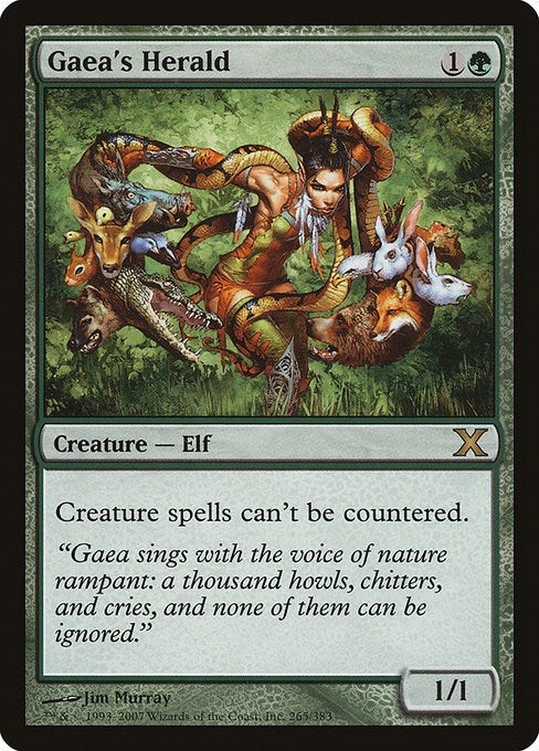 Image for Gaea's Herald (10th Edition) (265) - Magic: The Gathering