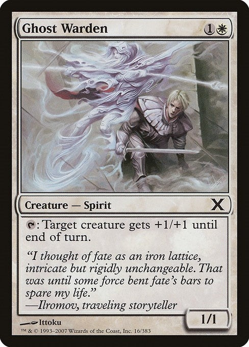 Image for Ghost Warden (10th Edition) (16) - Magic: The Gathering