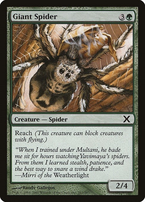 Image for Giant Spider (10th Edition) (267) - Magic: The Gathering