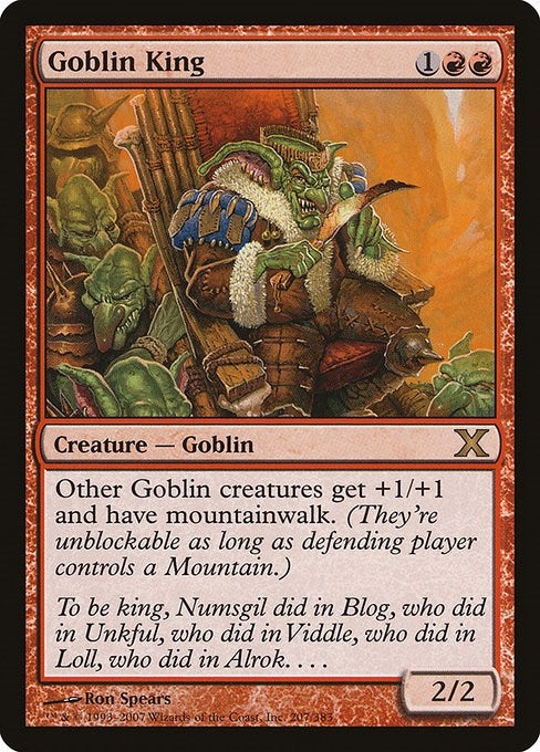 Image for Goblin King (10th Edition) (207) - Magic: The Gathering
