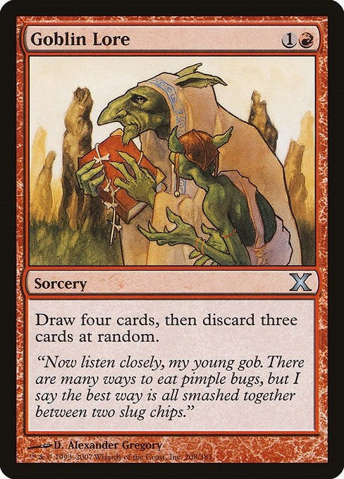 Image for Goblin Lore (10th Edition) (208) - Magic: The Gathering