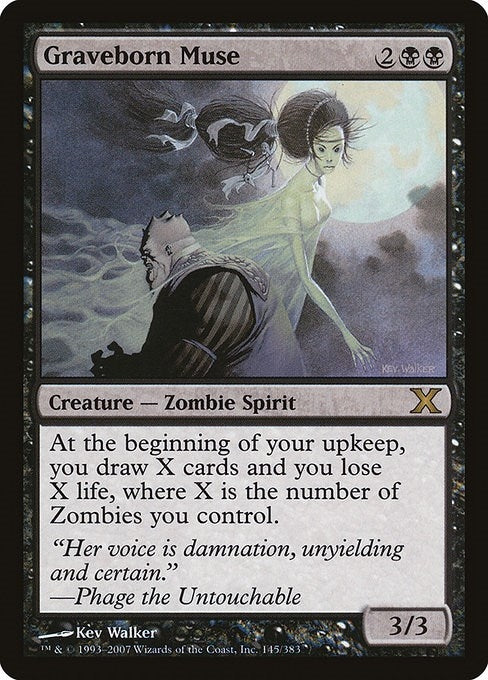 Image for Graveborn Muse (10th Edition) (145) - Magic: The Gathering