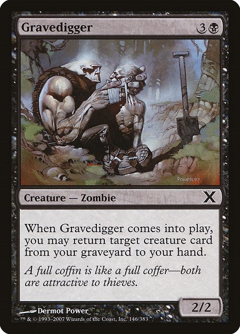Image for Gravedigger (10th Edition) (146) - Magic: The Gathering