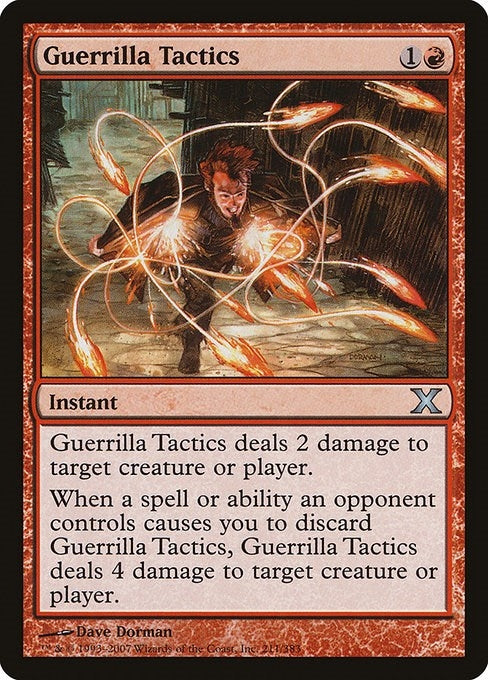 Image for Guerrilla Tactics (10th Edition) (211) - Magic: The Gathering