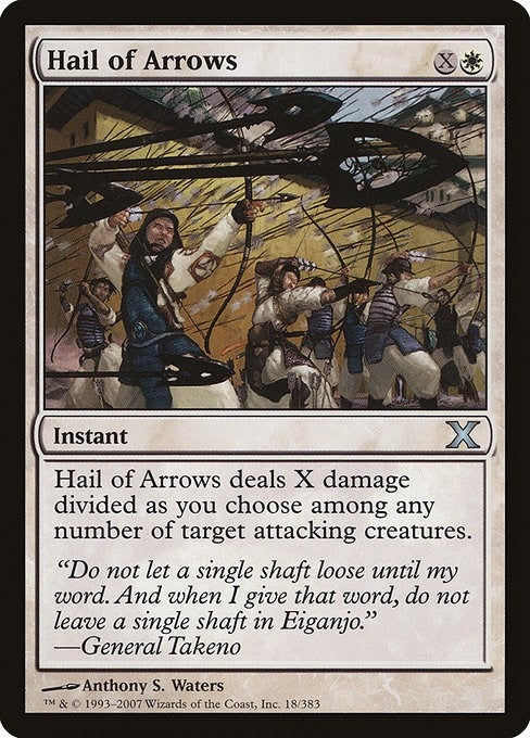 Image for Hail of Arrows (10th Edition) (18) - Magic: The Gathering