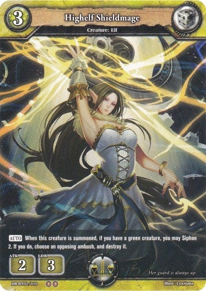 Image for Highelf Shieldmage (Oath of Blood) (DB-BT02/010) - Dragoborne