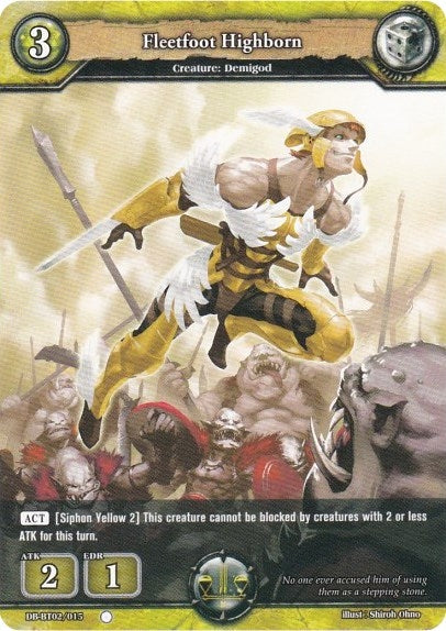 Image for Fleetfoot Highborn (Oath of Blood) (DB-BT02/015) - Dragoborne