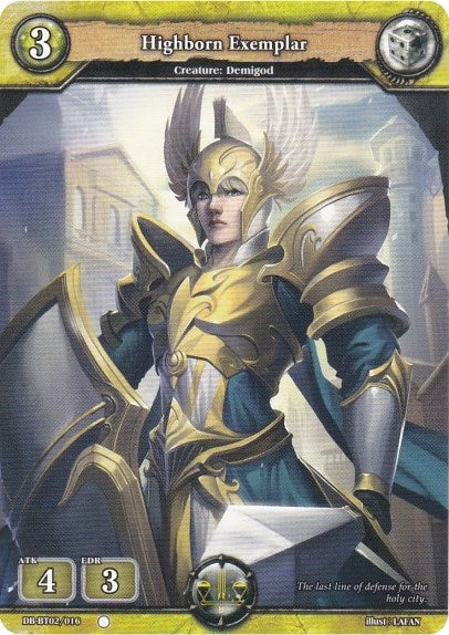 Image for Highborn Exemplar (Oath of Blood) (DB-BT02/016) - Dragoborne
