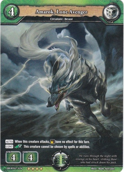 Image for Amarok, Lone Avenger (Oath of Blood) (DB-BT02/026) - Dragoborne
