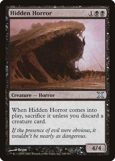 Image for Hidden Horror (10th Edition) (149) - Magic: The Gathering