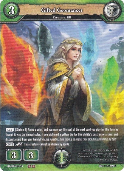 Image for Gifted Geomancer (Oath of Blood) (DB-BT02/033) - Dragoborne