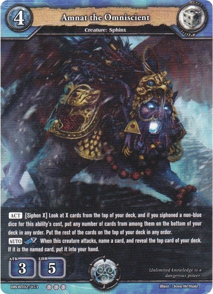 Image for Amnat the Omniscient (Oath of Blood) (DB-BT02/053) - Dragoborne
