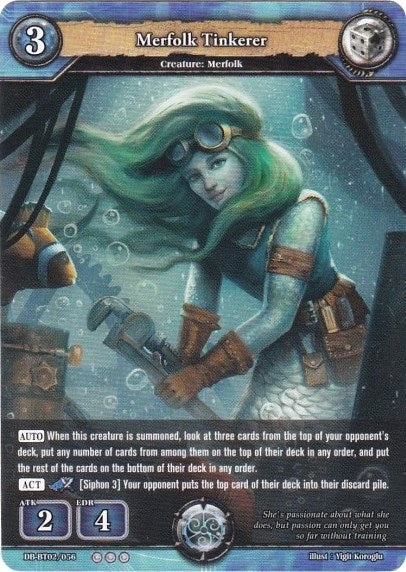 Image for Merfolk Tinkerer (Oath of Blood) (DB-BT02/056) - Dragoborne
