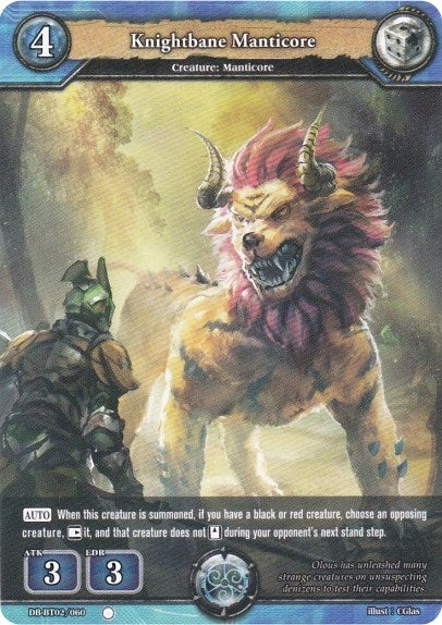 Image for Knightbane Manticore (Oath of Blood) (DB-BT02/060) - Dragoborne