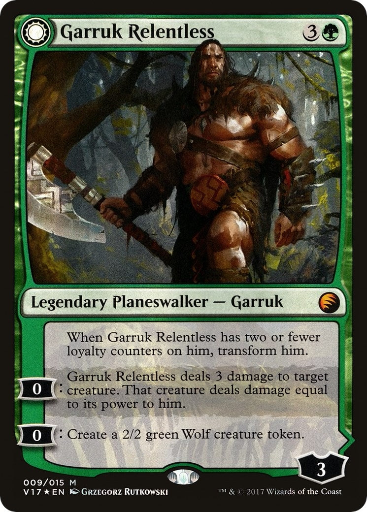 Image for Garruk Relentless (From the Vault: Transform) (9) - Magic: The Gathering