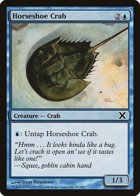Image for Horseshoe Crab (10th Edition) (87) - Magic: The Gathering