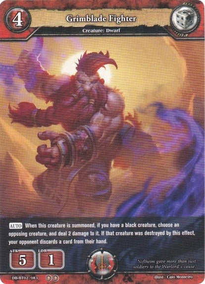 Image for Grimblade Fighter (Oath of Blood) (DB-BT02/083) - Dragoborne