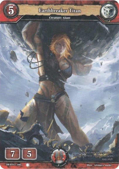 Image for Earthbreaker Titan (Oath of Blood) (DB-BT02/086) - Dragoborne