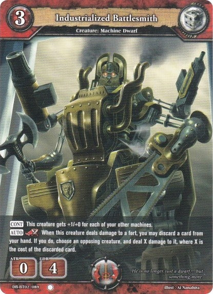Image for Industrialized Battlesmith (Oath of Blood) (DB-BT02/089) - Dragoborne