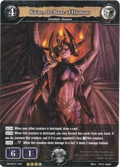 Image for Kaine, the Bane of Humans (Oath of Blood) (DB-BT02/098) - Dragoborne