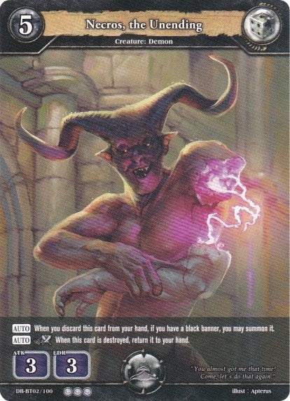 Image for Necros, the Unending (Oath of Blood) (DB-BT02/100) - Dragoborne