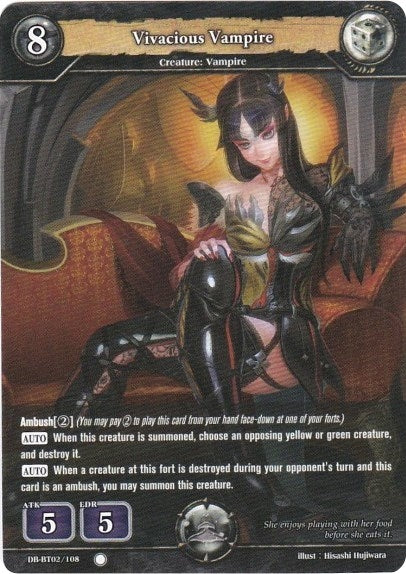 Image for Vivacious Vampire (Oath of Blood) (DB-BT02/108) - Dragoborne