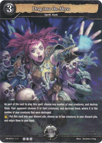 Image for Drag into the Abyss (Oath of Blood) (DB-BT02/117) - Dragoborne