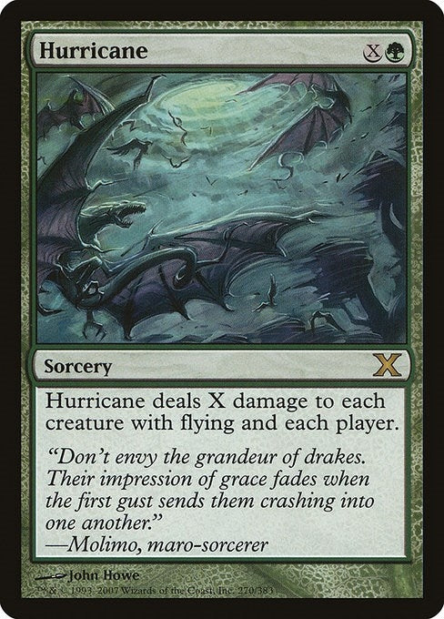 Image for Hurricane (10th Edition) (270) - Magic: The Gathering