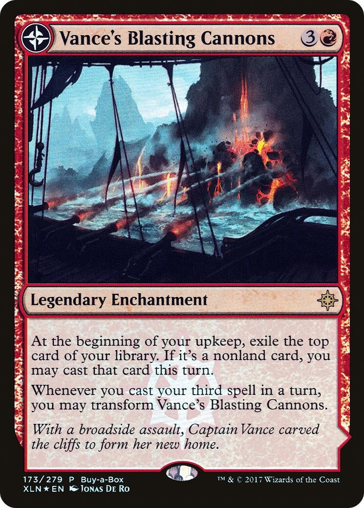 Image for Vance's Blasting Cannons (Buy-A-Box Promos) (173) - Magic: The Gathering