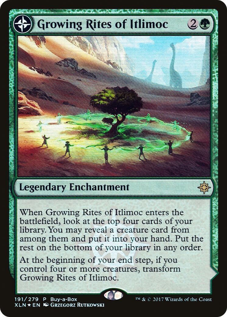 Image for Growing Rites of Itlimoc (Buy-A-Box Promos) (191) - Magic: The Gathering