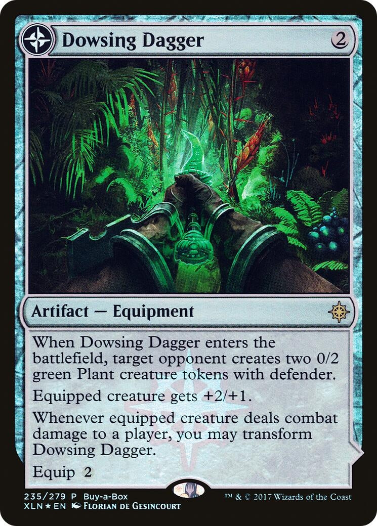 Image for Dowsing Dagger (Buy-A-Box Promos) (235) - Magic: The Gathering