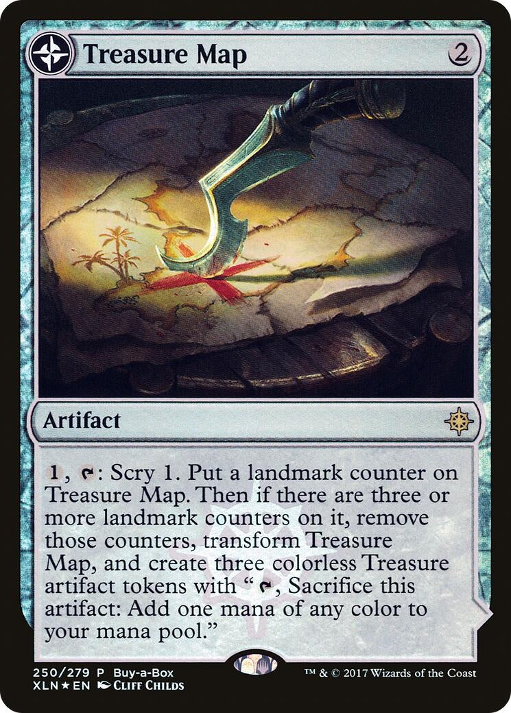Image for Treasure Map (Buy-A-Box Promos) (250) - Magic: The Gathering