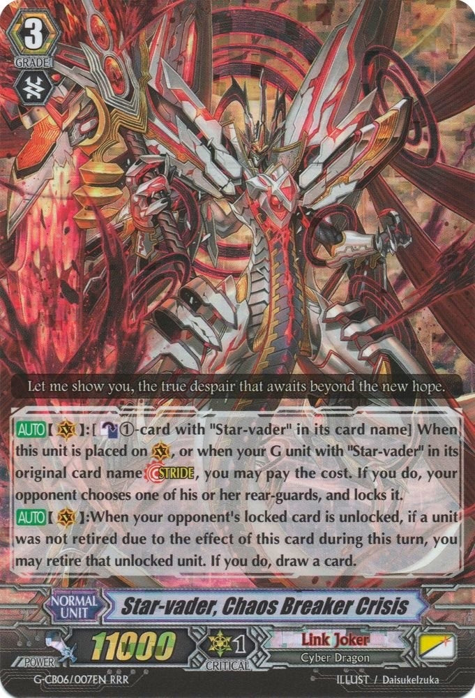 Image for Star-vader, Chaos Breaker Crisis (G-CB06: Rondeau of Chaos and Salvation) (G-CB06/007EN) - Cardfight Vanguard
