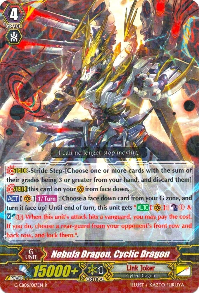 Image for Nebula Dragon, Cyclic Dragon (G-CB06: Rondeau of Chaos and Salvation) (G-CB06/017EN) - Cardfight Vanguard