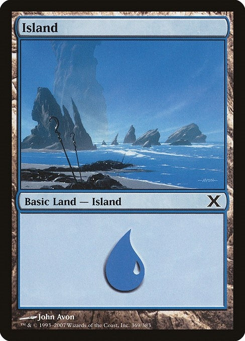 Image for Island (369) (10th Edition) (369) - Magic: The Gathering