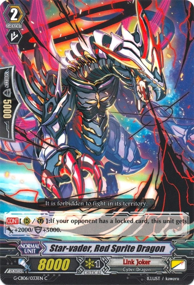Image for Star-vader, Red Sprite Dragon (G-CB06: Rondeau of Chaos and Salvation) (G-CB06/033EN) - Cardfight Vanguard
