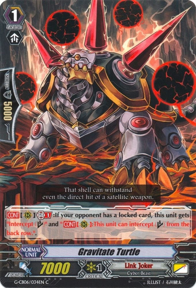 Image for Gravitate Turtle (G-CB06: Rondeau of Chaos and Salvation) (G-CB06/034EN) - Cardfight Vanguard