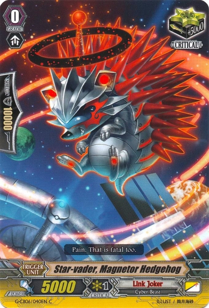 Image for Star-vader, Magnetor Hedgehog (G-CB06: Rondeau of Chaos and Salvation) (G-CB06/040EN) - Cardfight Vanguard
