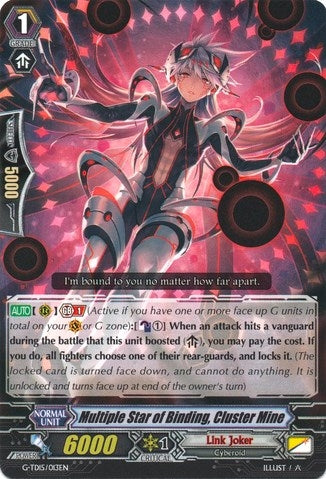 Image for Multiple Star of Binding, Cluster Mine (G-TD15: Messiah Dragon of Rebirth) (G-TD15/013EN) - Cardfight Vanguard