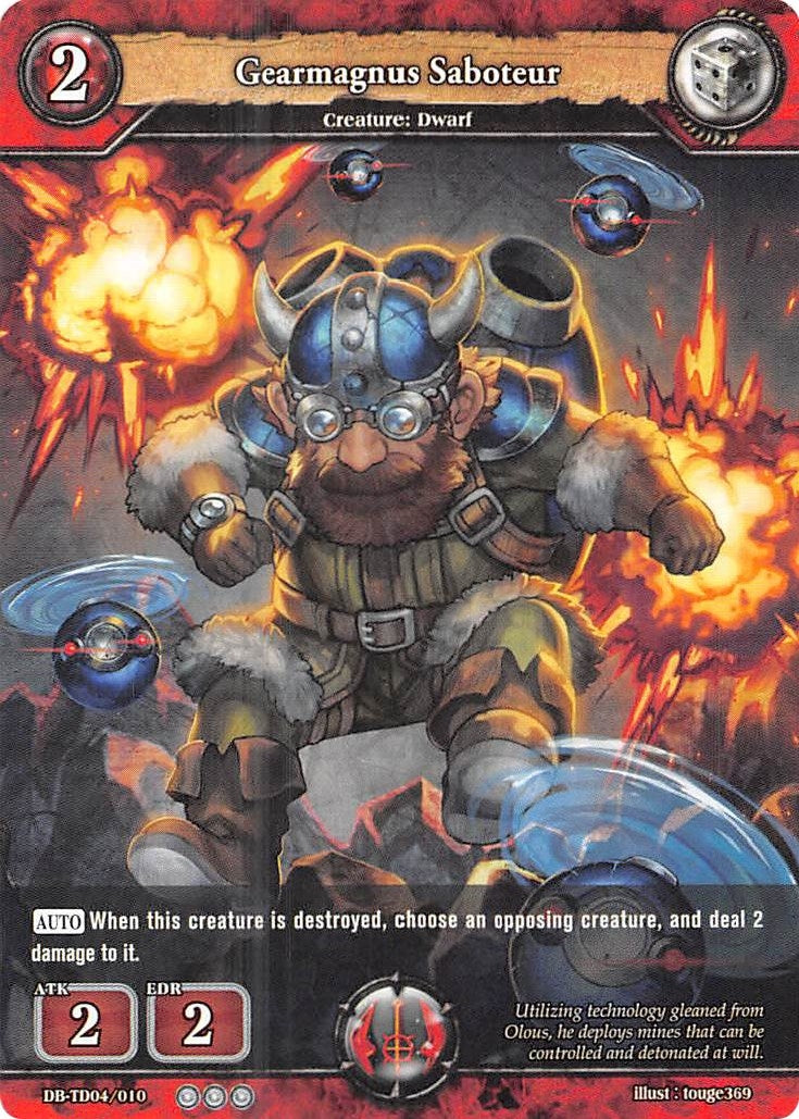 Image for Gearmagnus Sabateur (TD04: Reaper's Gift) (DB-TD04/010) - Dragoborne