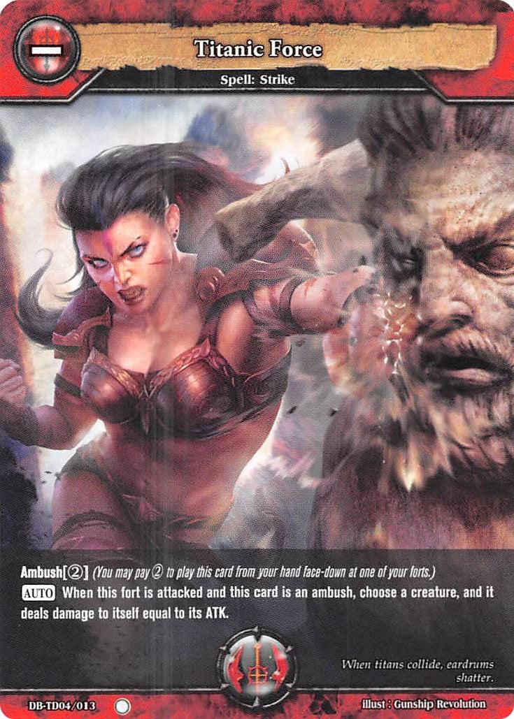 Image for Titanic Force (TD04: Reaper's Gift) (DB-TD04/013) - Dragoborne