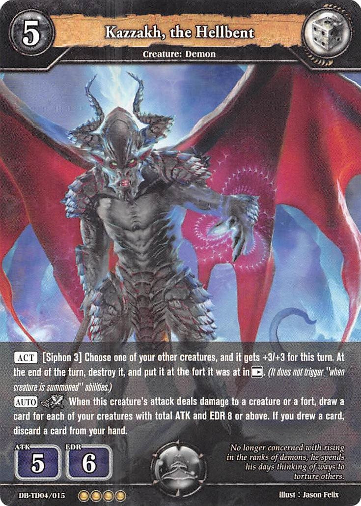 Image for Kazzakh, the Hellbent (TD04: Reaper's Gift) (DB-TD04/015) - Dragoborne