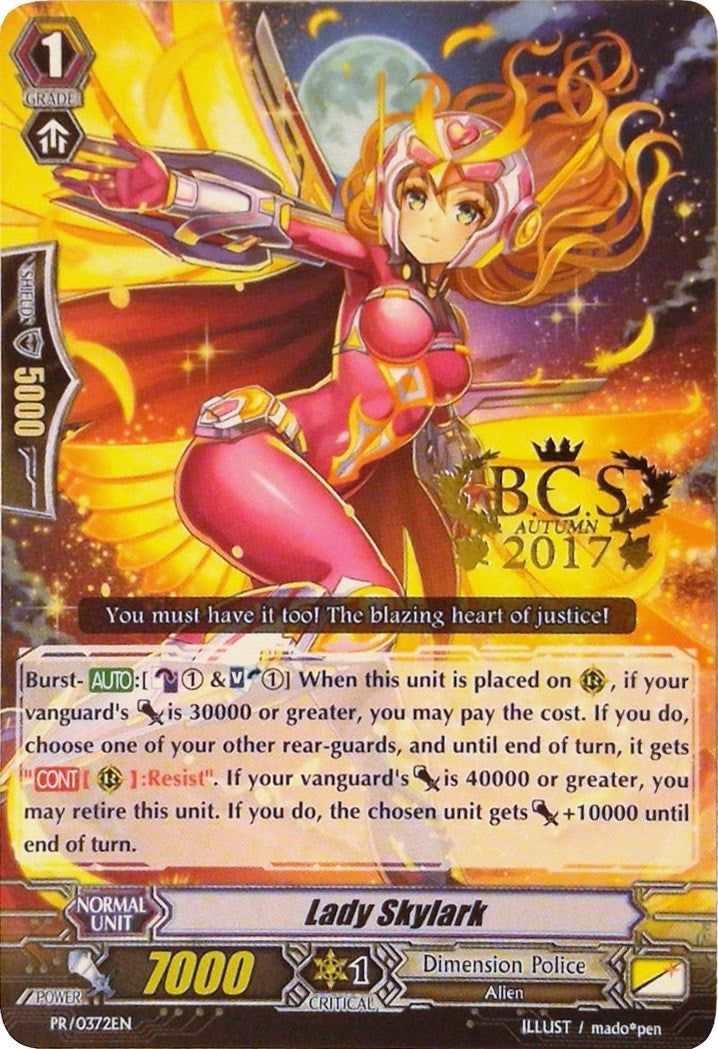 Image for Lady Skylark (Promo Cards) (PR/0372EN) - Cardfight Vanguard