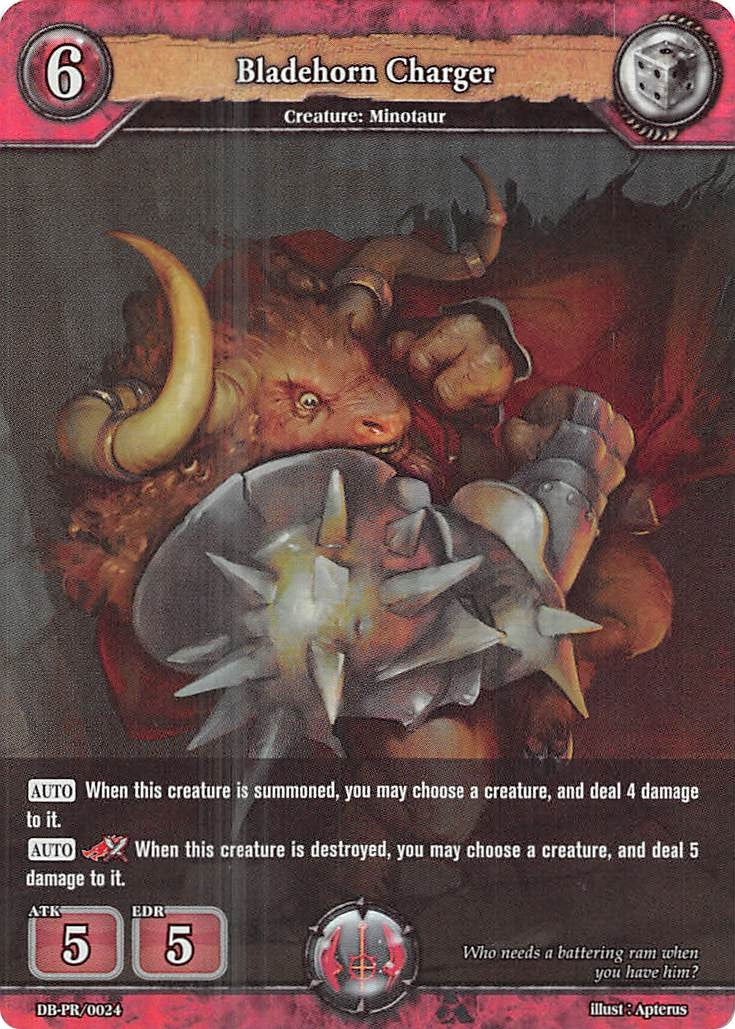 Image for Bladehorn Charger (PR Cards) (DB-PR/0024) - Dragoborne