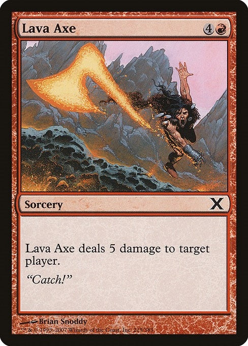 Image for Lava Axe (10th Edition) (215) - Magic: The Gathering
