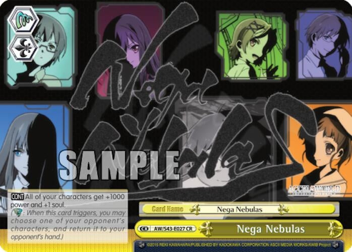 Image for Nega Nebulas (Accel World -Infinite Burst-) (AW/S43-E027 CR) - Weiss Schwarz