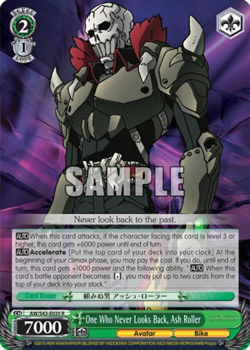 Image for One Who Never Looks Back, Ash Roller (Accel World -Infinite Burst-) (AW/S43-E035	R) - Weiss Schwarz