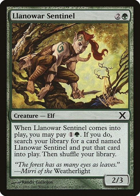 Image for Llanowar Sentinel (10th Edition) (275) - Magic: The Gathering