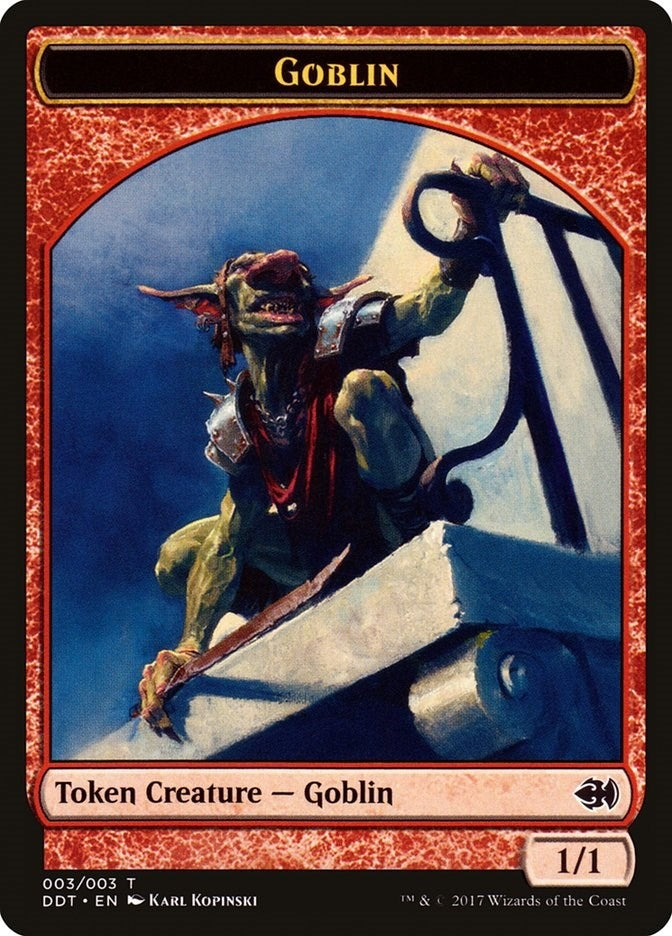 Image for Goblin Token (Duel Decks: Merfolk vs. Goblins) (3) - Magic: The Gathering