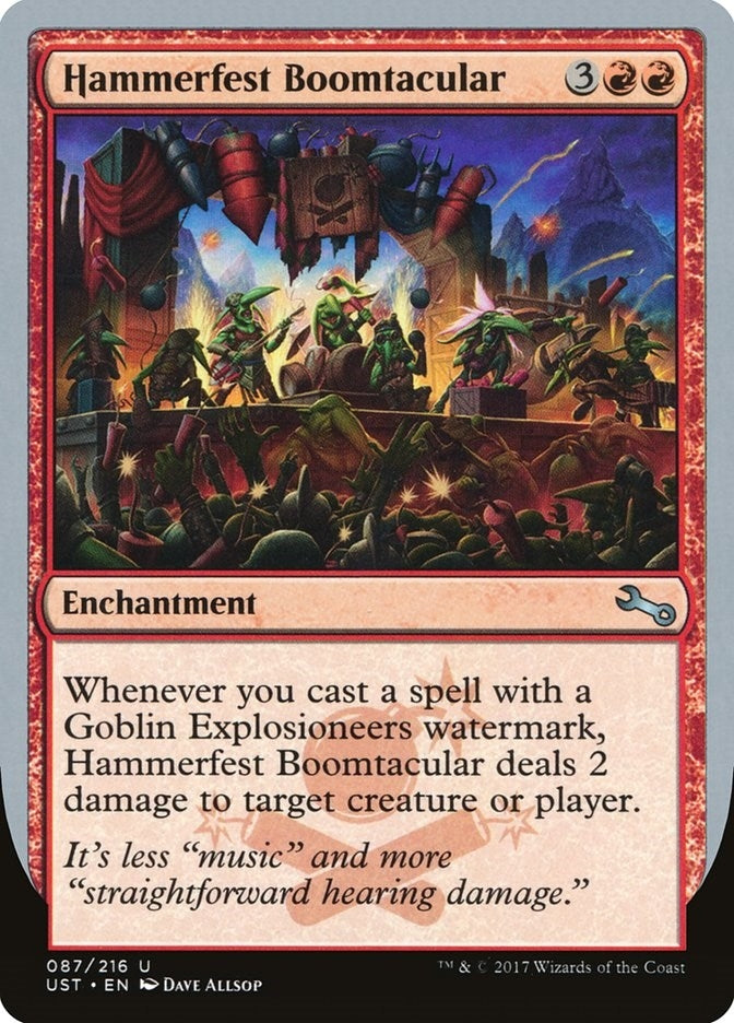 Image for Hammerfest Boomtacular (Unstable) (87) - Magic: The Gathering